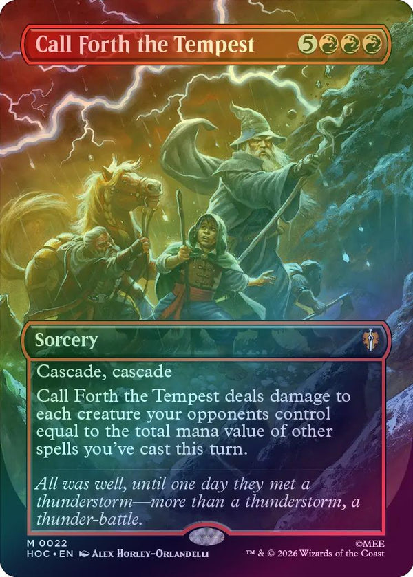 Call Forth the Tempest - Borderless (Foil) (HOC)