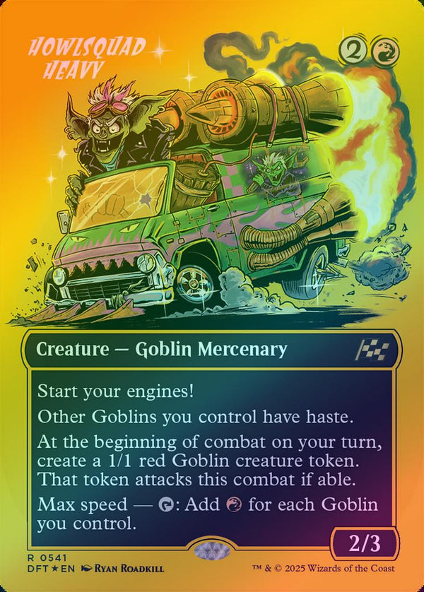 Howlsquad Heavy - Borderless Rude Rider (First-Place Foil) (DFT)
