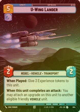 U-Wing Lander (Hyperspace) - 804 - Uncommon (Foil)
