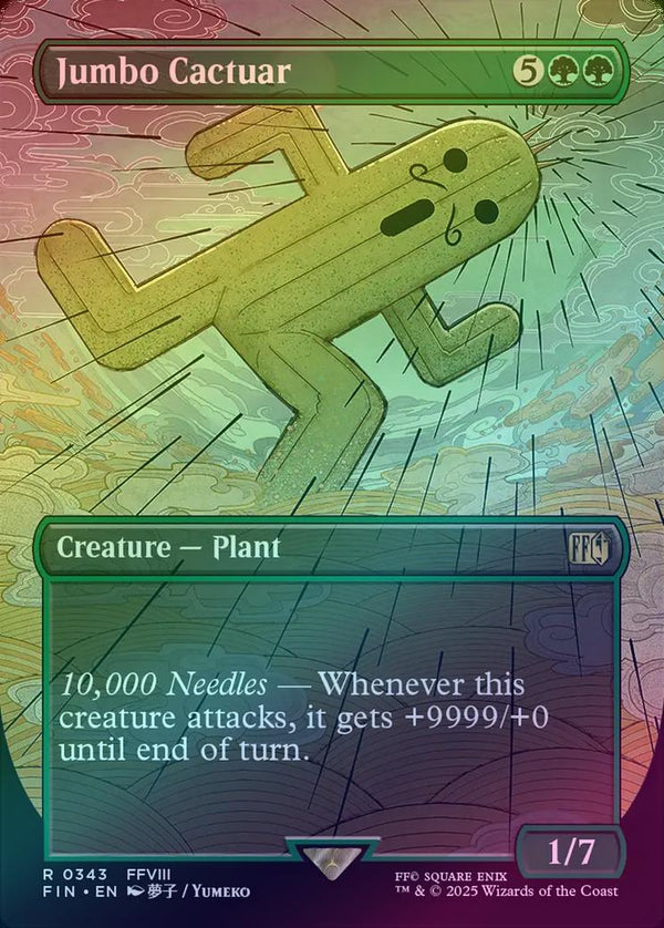 Jumbo Cactuar - Borderless (Foil) (FIN)