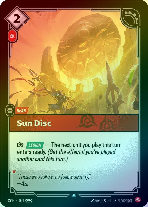 Sun Disc - 021/298 - Uncommon (Foil)