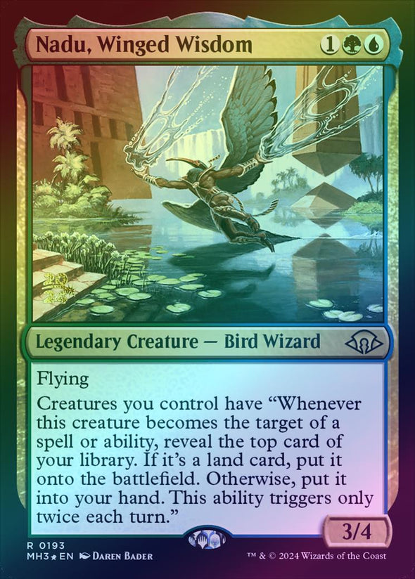 Nadu, Winged Wisdom - Prerelease Promo (Foil) (PMH3)