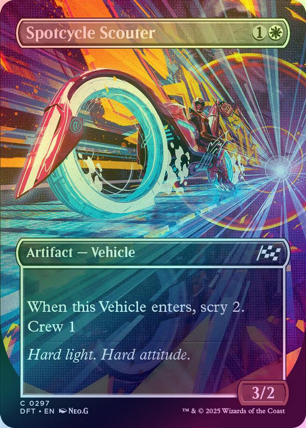 Spotcycle Scouter - Borderless Revved Up (Foil) (DFT)