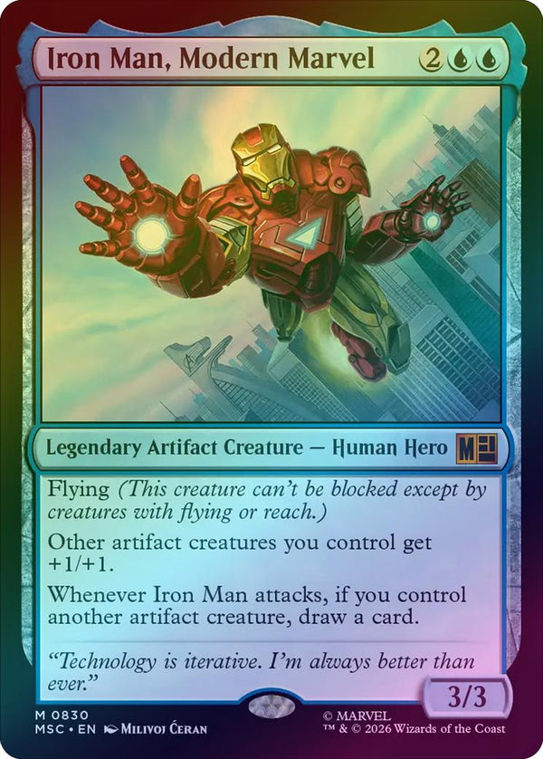 Iron Man, Modern Marvel (Foil) (MSC) (Pre-Order)
