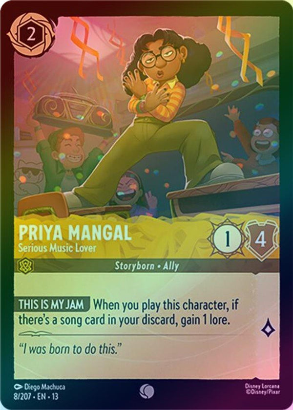 Priya Mangal (Serious Music Lover) - 8/207 - Common (Foil)