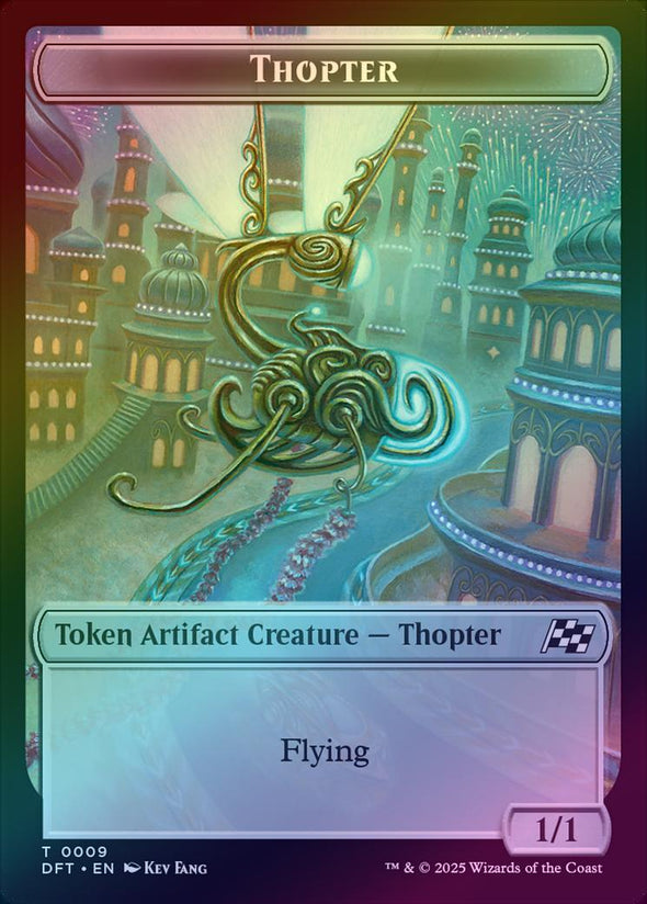 Thopter (0009) // Treasure Token (Foil) (TDFT)
