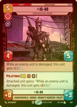 IG-88 - Murderous Phlutdroid - 639 - Rare (Foil)