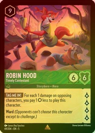 Robin Hood (Timely Contestant) - 69/204 - Rare (Foil)