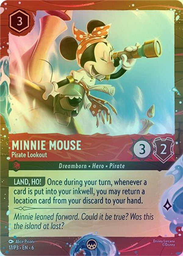 Minnie Mouse (Pirate Lookout) (Disney Cruise Promo) - 17 - Promo (Foil)