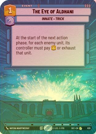 The Eye of Aldhani (Hyperspace Foil) - 829 - Rare (Foil)