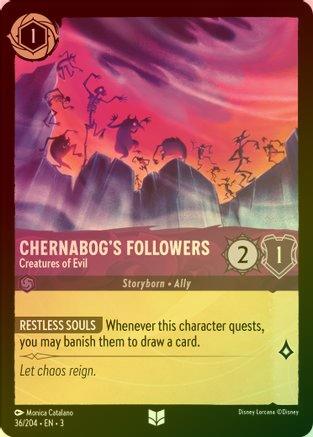 Chernabog's Followers (Creatures of Evil) - 36/204 - Uncommon (Foil)