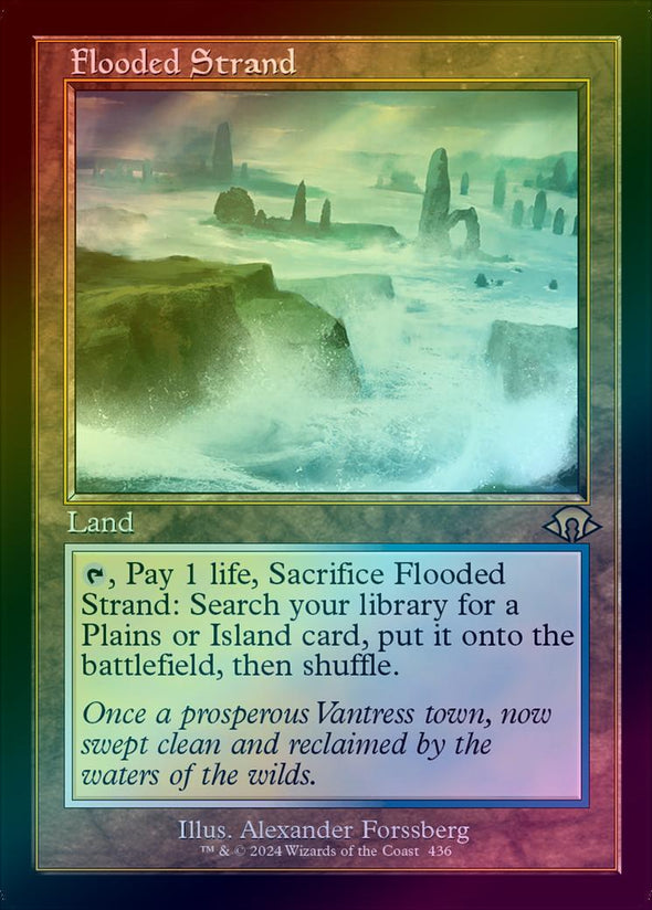 Flooded Strand - Retro Frame (Foil) (MH3)