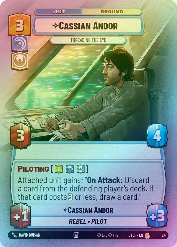 Cassian Andor - Threading the Eye - 24 - Rare (Foil)