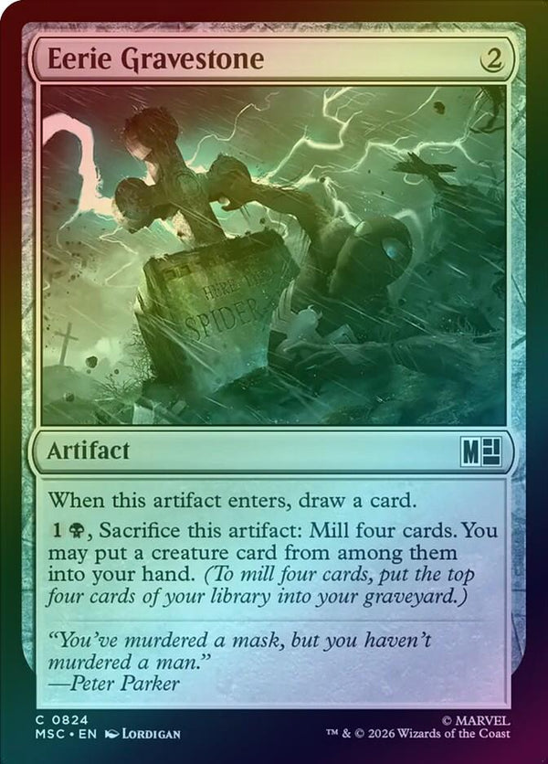Eerie Gravestone (Foil) (MSC)