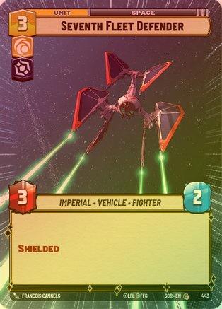 Seventh Fleet Defender (Hyperspace) - 443 - Common (Foil)