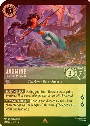 Jasmine (Fearless Princess) - 178/204 - Rare (Foil)