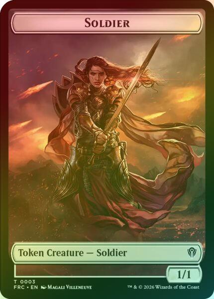 Soldier // Shark Token (Foil) (TFRC)