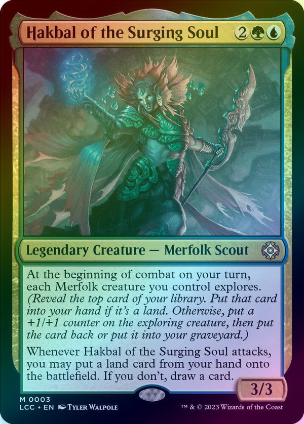 Hakbal of the Surging Soul (Foil) (LCC)