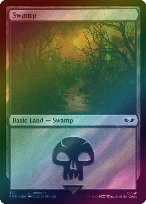 Swamp (312) (Surge Foil) (40K)