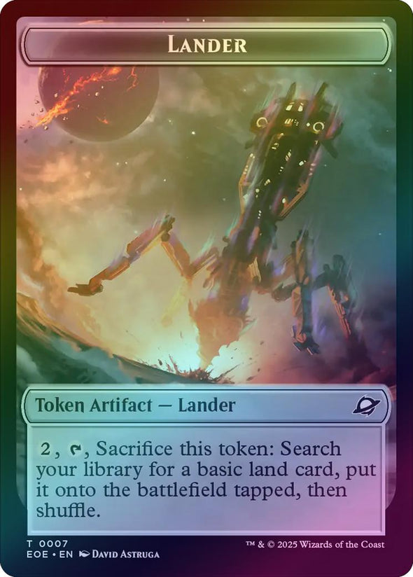 Lander // Human Soldier Token (Foil) (TEOE)