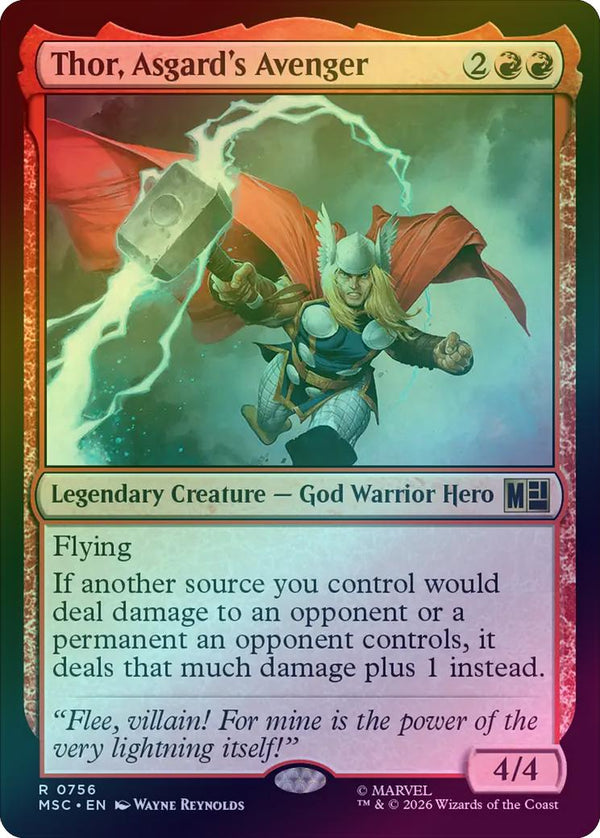 Thor, Asgard's Avenger (Foil) (MSC) (Pre-Order)