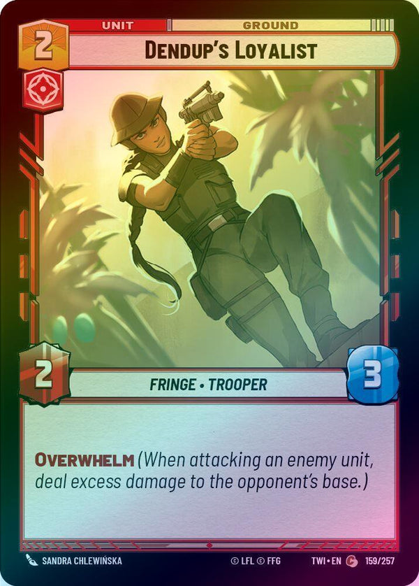 Dendup's Loyalist - 159/257 - Common (Foil)