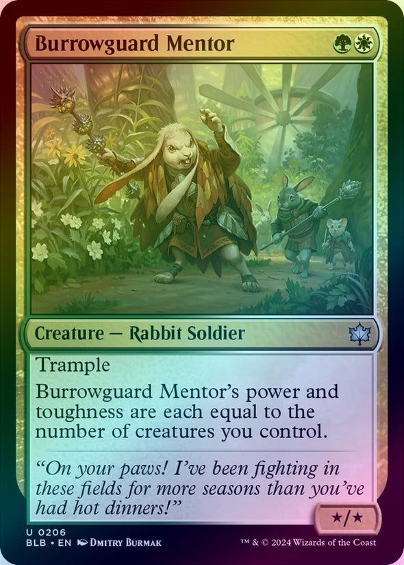 Burrowguard Mentor (Foil) (BLB)