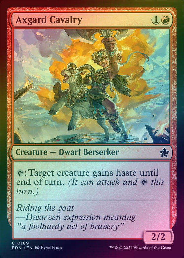Axgard Cavalry (Foil) (FDN)