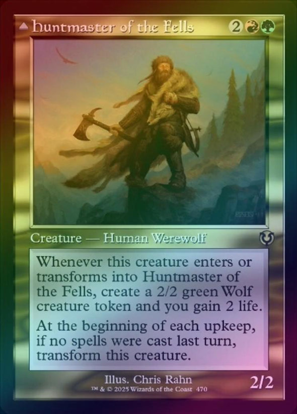 Huntmaster of the Fells // Ravager of the Fells - Retro Frame (Foil) (INR)