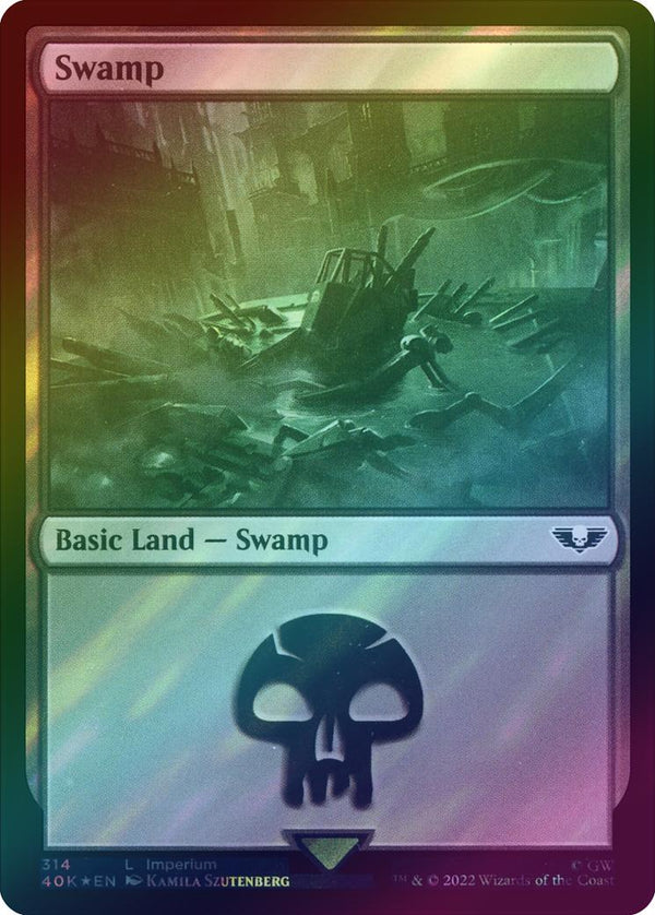 Swamp (314) (Surge Foil) (40K)