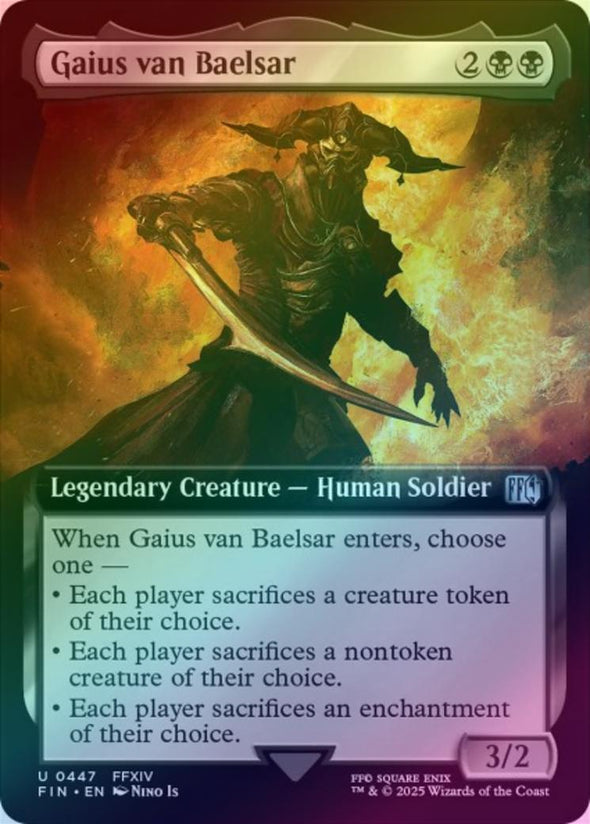 Gaius van Baelsar - Extended Art (Foil) (FIN)