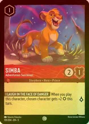 Simba (Adventurous Successor) - 125/204 - Common (Foil)