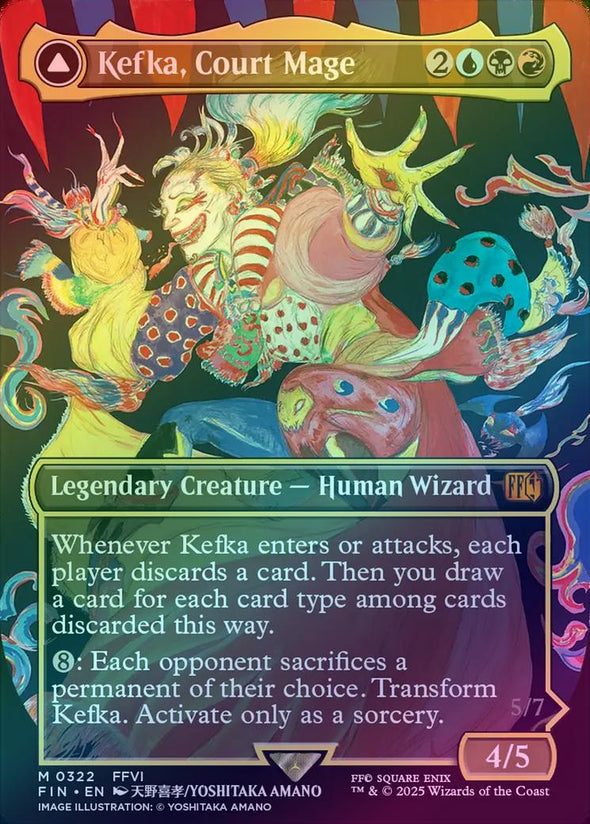 401 Games Canada - Kefka, Court Mage // Kefka, Ruler of Ruin - Borderless Artist Card (Foil) (FIN) 401 Games Canada - Kefka, Court Mage // Kefka, Ruler of Ruin - Borderless Artist Card (Foil) (FIN)