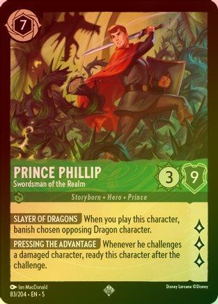 Prince Phillip (Swordsman of the Realm) - 83/204 - Super Rare (Foil)