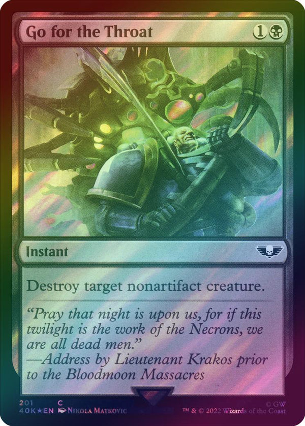 Go for the Throat (Surge Foil) (40K)