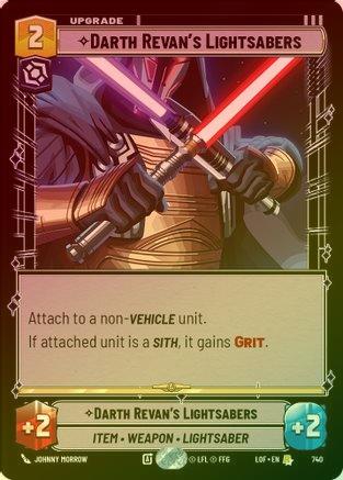 Darth Revan's Lightsabers - 740 - Rare (Foil)