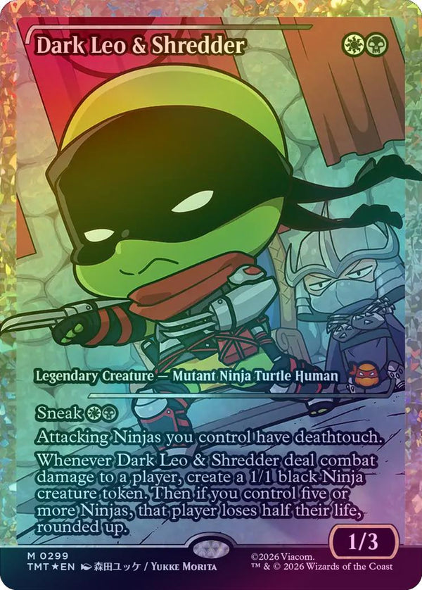 Dark Leo & Shredder - Japan Showcase (Fracture Foil) (TMT)