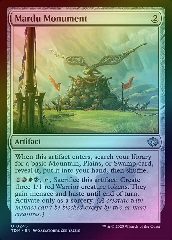Mardu Monument (Foil) (TDM)