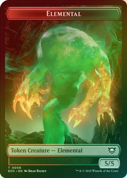 Elemental (008) // Gnome Token (Foil) (TEOC)