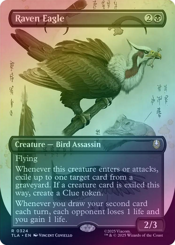 Raven Eagle - Borderless Field Notes (Foil) (TLA)