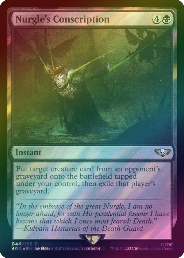 Nurgle's Conscription (Surge Foil) (40K)