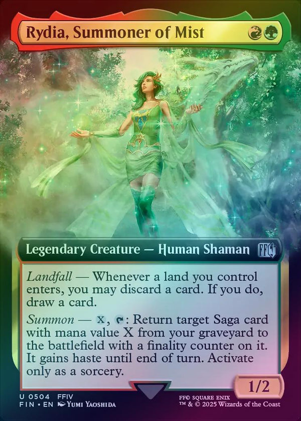 Rydia, Summoner of Mist - Extended Art (Foil) (FIN)