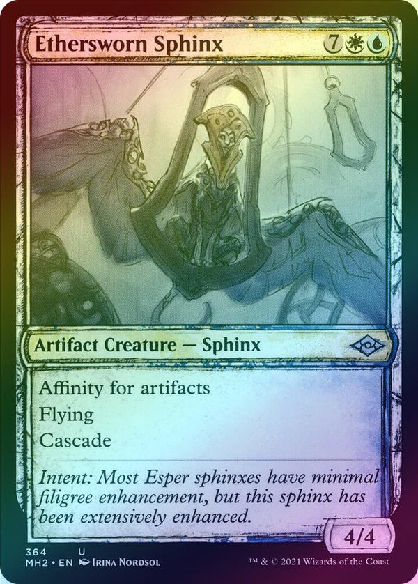 Ethersworn Sphinx - Sketch Showcase (Foil) (MH2)