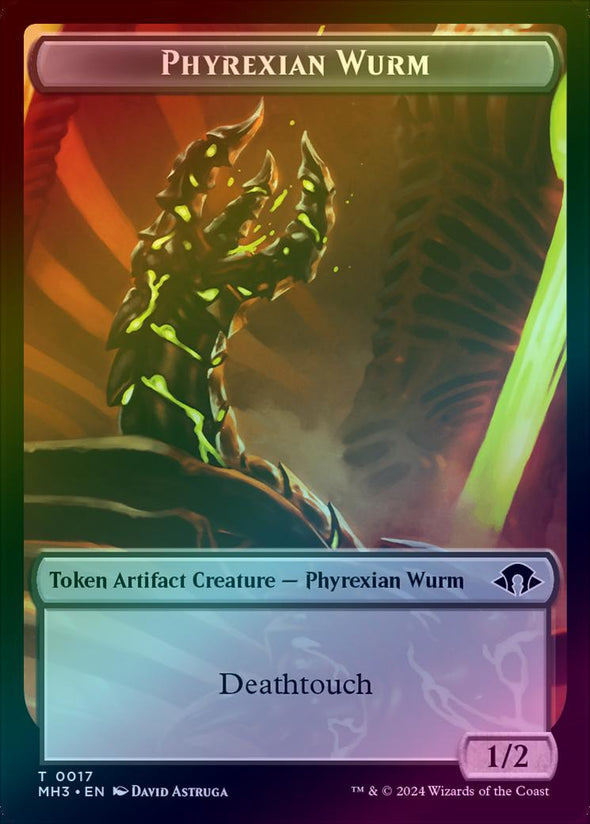 Phyrexian Wurm Token (Foil) (TMH3)