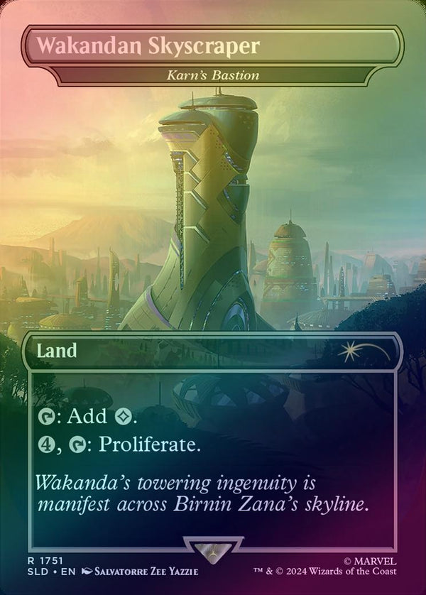 Wakandan Skyscraper // Karn's Bastion - Marvel's Black Panther (Foil) (SLD)