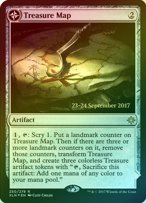 Treasure Map // Treasure Cove - Prerelease Promo (Foil) (PXLN)