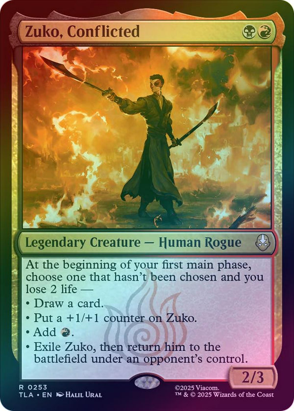 Zuko, Conflicted (Foil) (TLA)