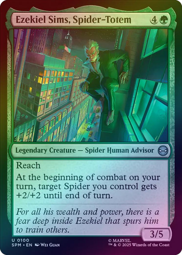 Ezekiel Sims, Spider-Totem (Foil) (SPM)