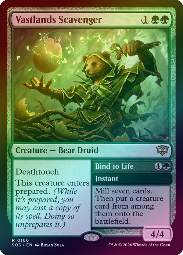 Vastlands Scavenger // Bind to Life (Foil) (SOS)