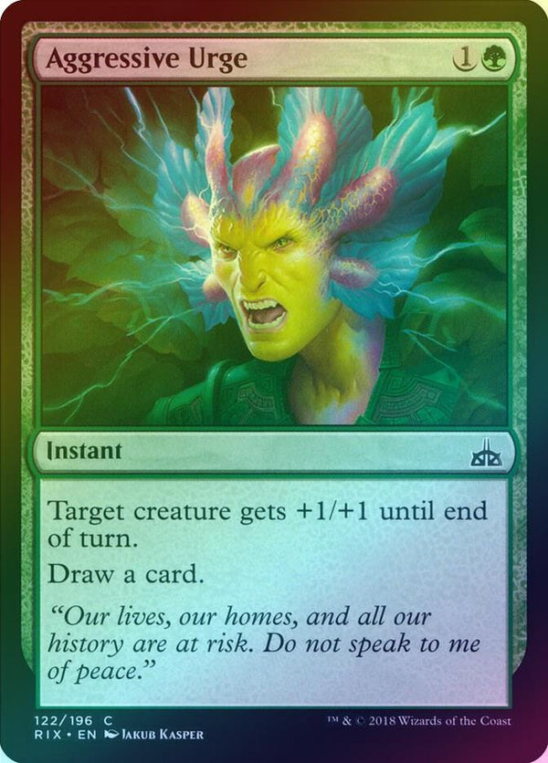 Aggressive Urge (Foil) (RIX)